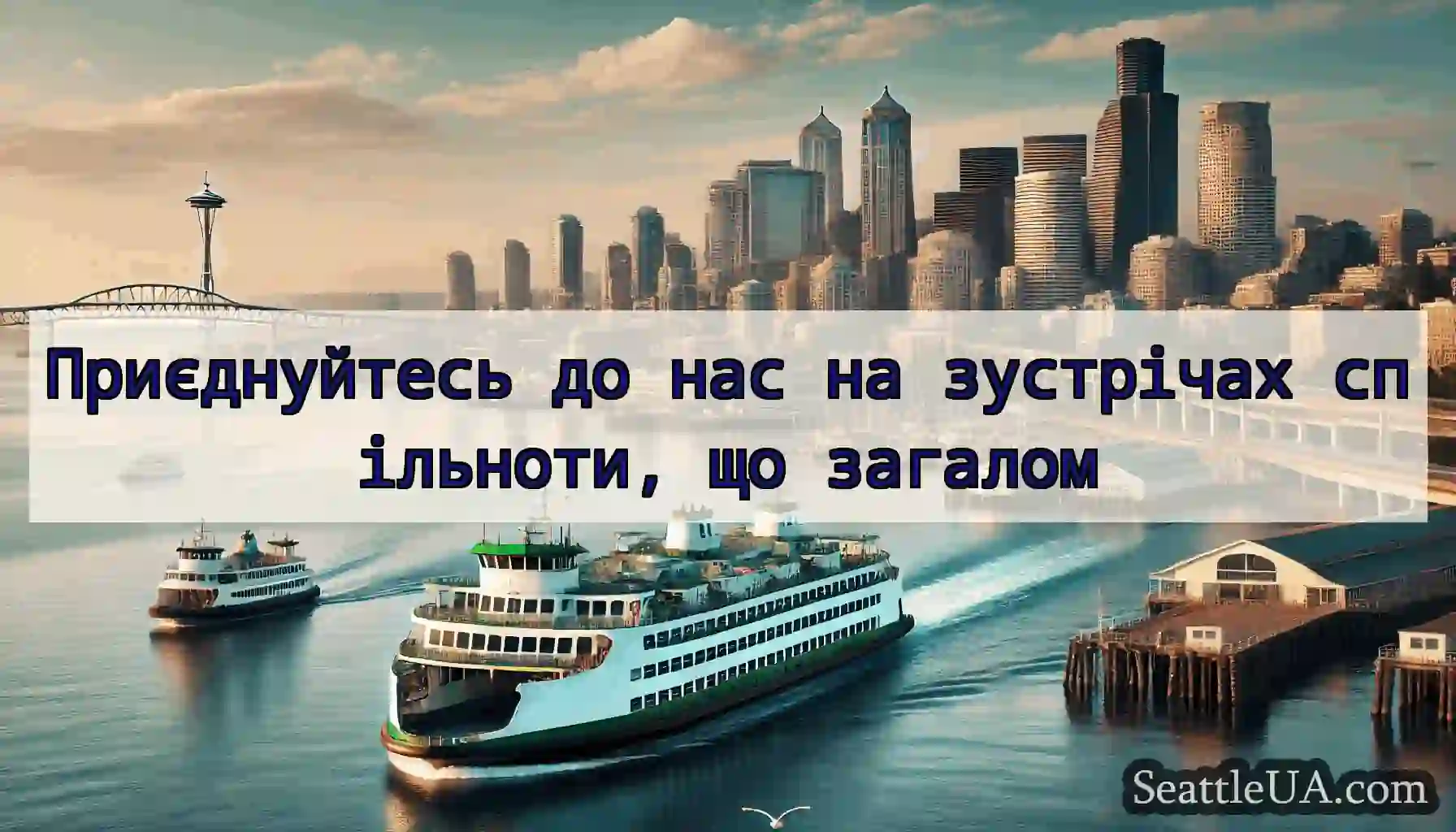 Приєднуйтесь до нас на зустрічах спільноти, що