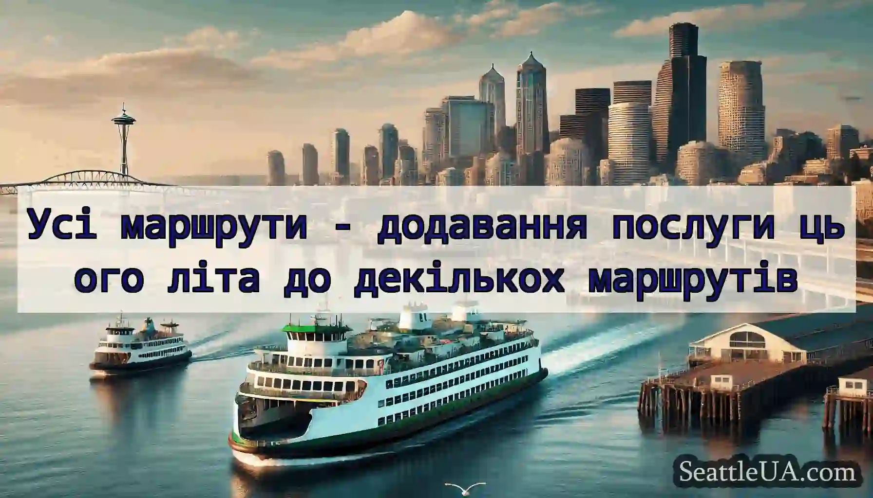 Усі маршрути - додавання послуги цього літа до