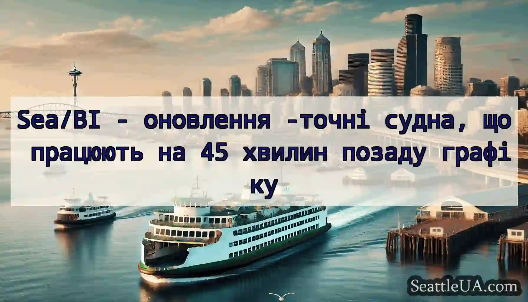 Sea/BI - оновлення -точні судна, що працюють на