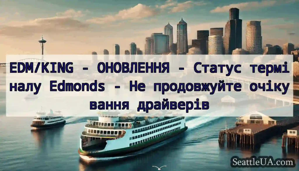 EDM/KING - ОНОВЛЕННЯ - Статус терміналу Edmonds -