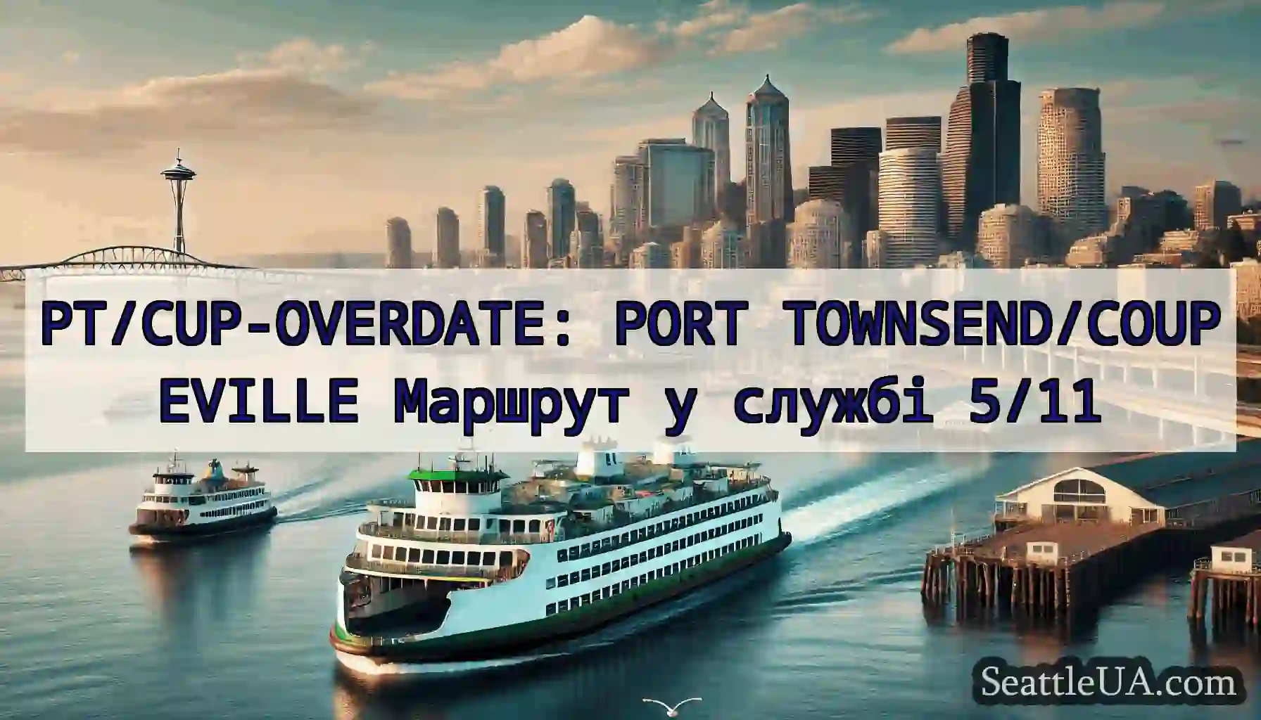 PT/CUP-OVERDATE: PORT TOWNSEND/COUPEVILLE Маршрут