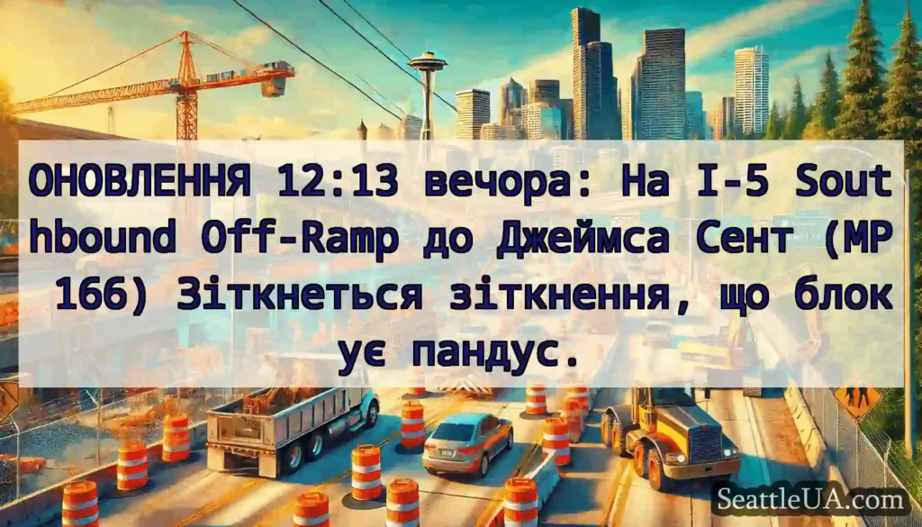 ОНОВЛЕННЯ 12:13 вечора: На I-5 Southbound
