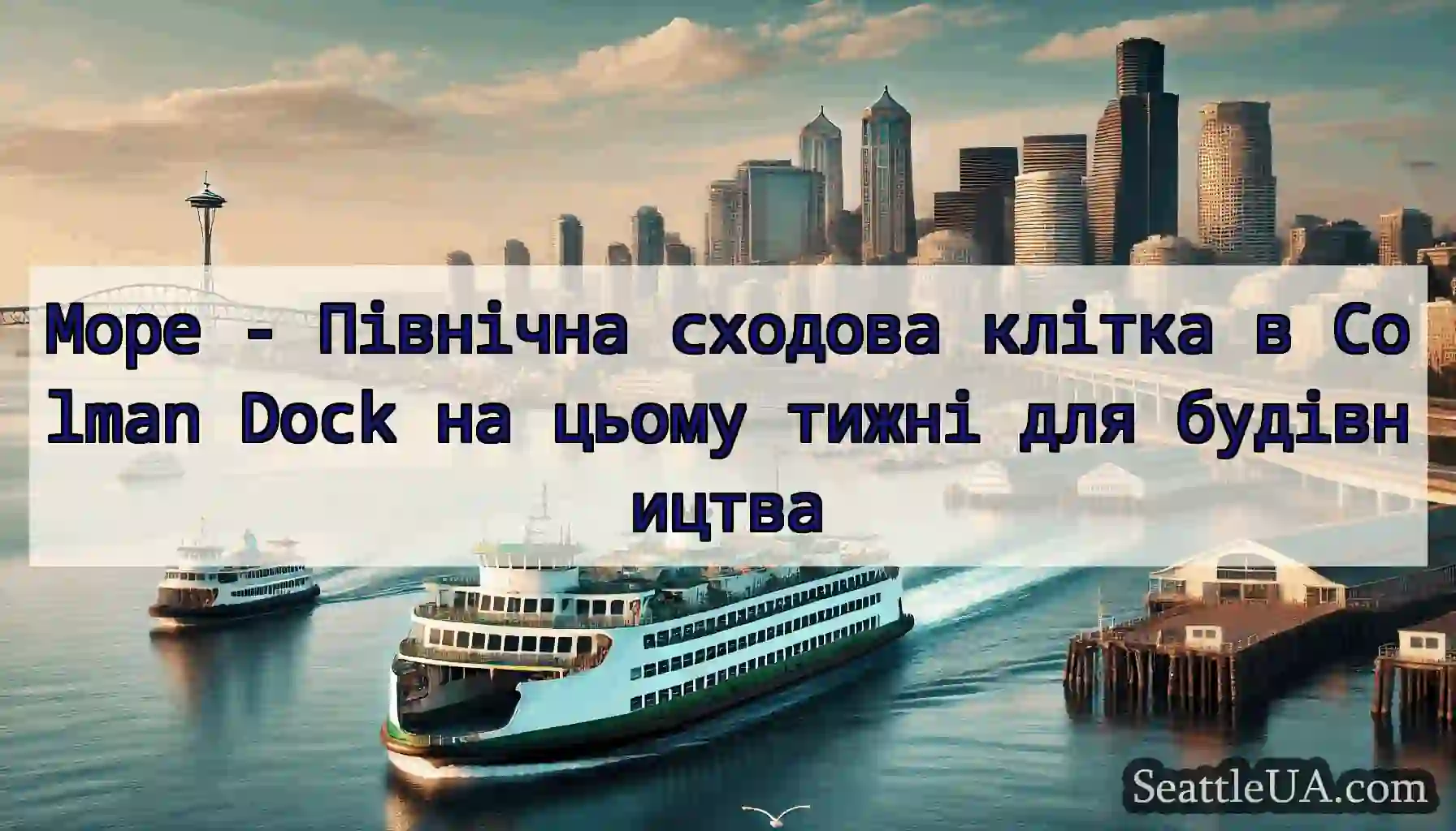 Море - Північна сходова клітка в Colman Dock на