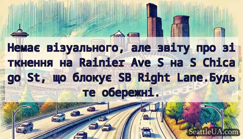 Немає візуального, але звіту про зіткнення на