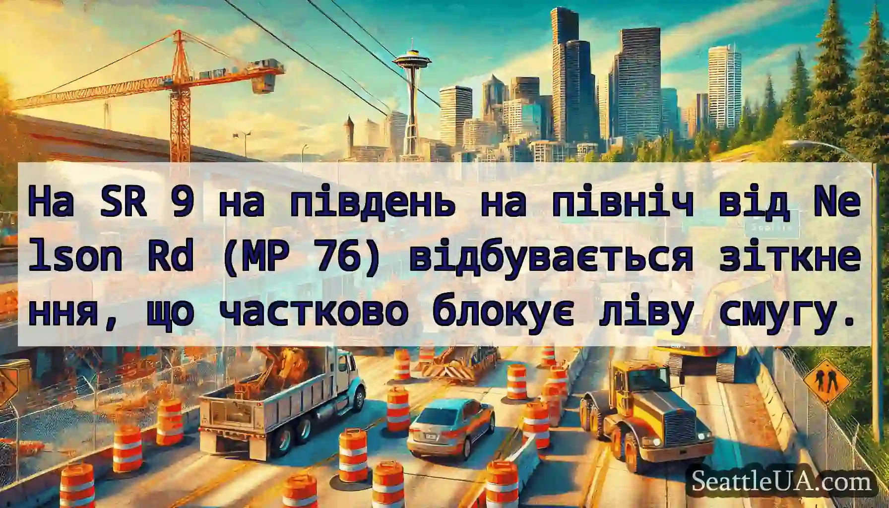 На SR 9 на південь на північ від Nelson Rd (MP