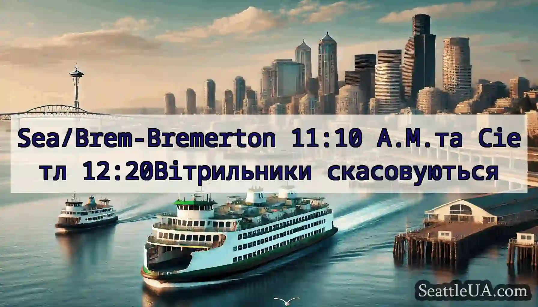 Sea/Brem-Bremerton 11:10 A.M.та Сіетл