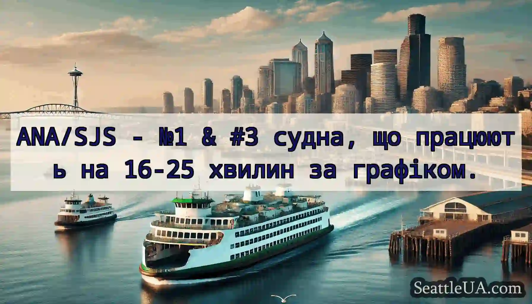 ANA/SJS - №1 & #3 судна, що працюють на 16-25