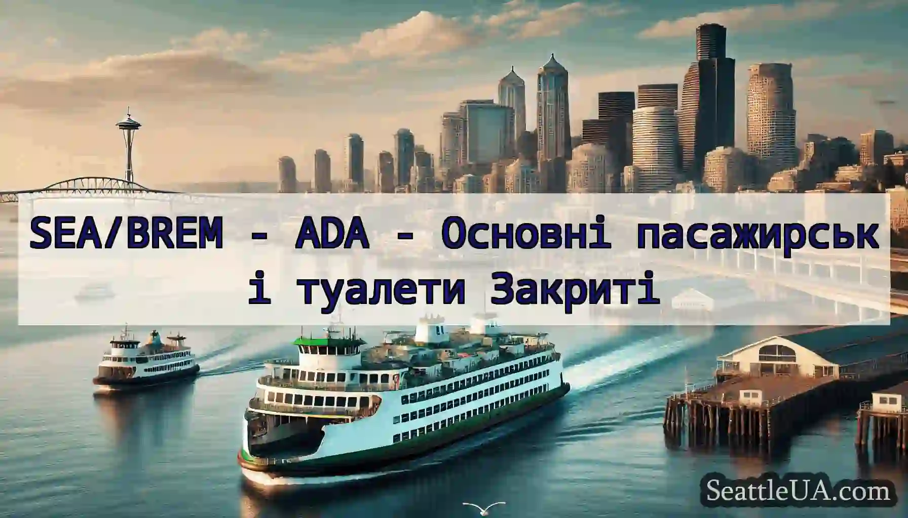 SEA/BREM - ADA - Основні пасажирські туалети