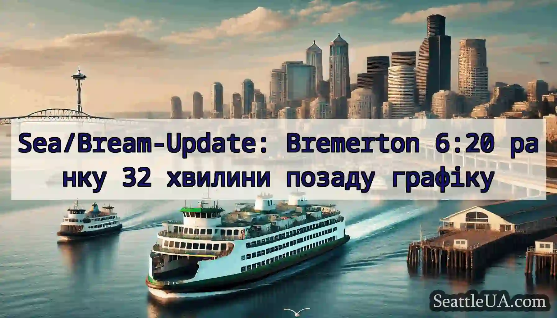 Sea/Bream-Update: Bremerton 6:20 ранку 32 хвилини