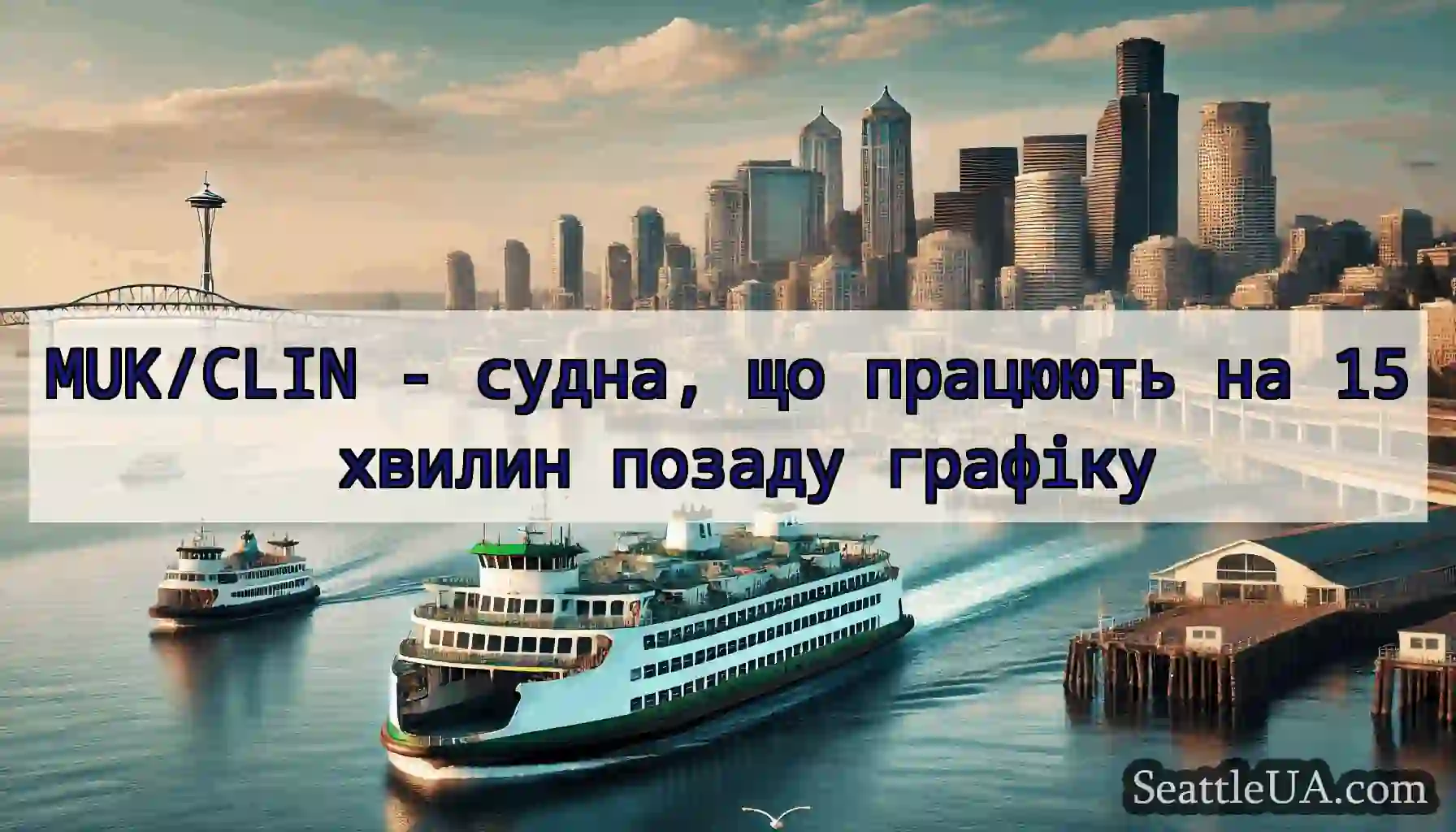 MUK/CLIN - судна, що працюють на 15 хвилин позаду
