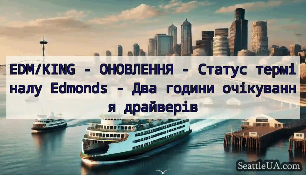 EDM/KING - ОНОВЛЕННЯ - Статус терміналу Edmonds -