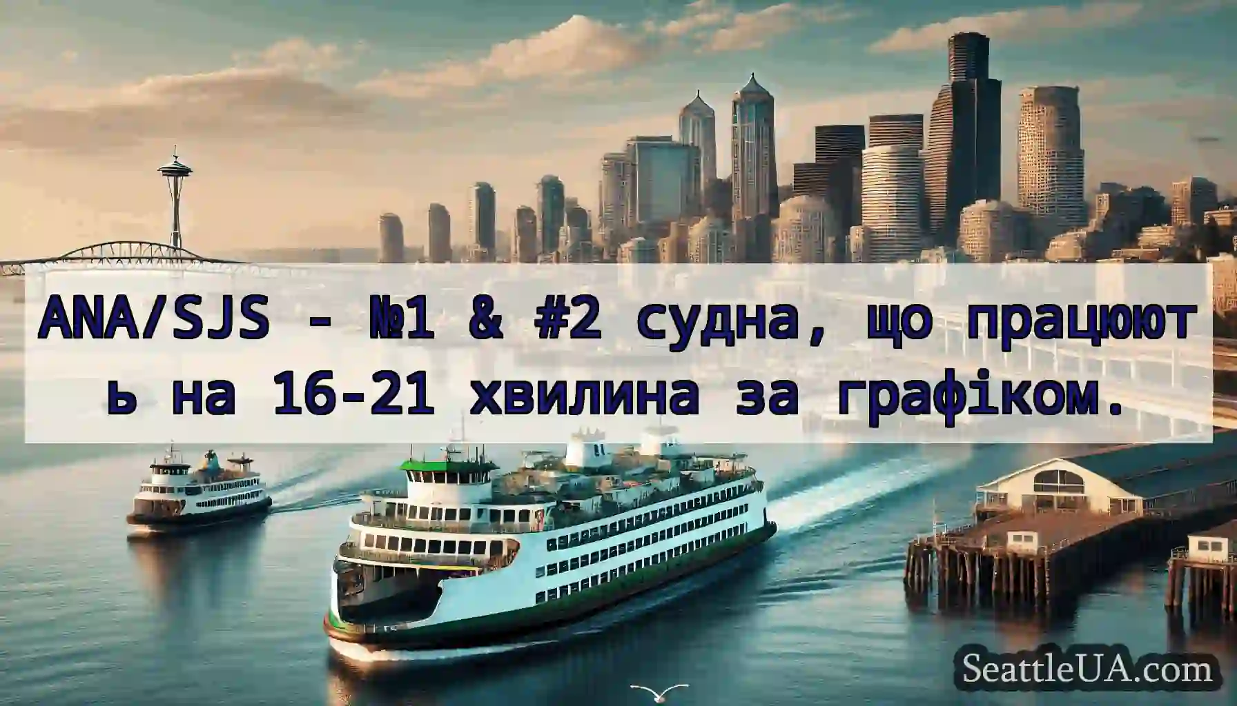 ANA/SJS - №1 & #2 судна, що працюють на 16-21