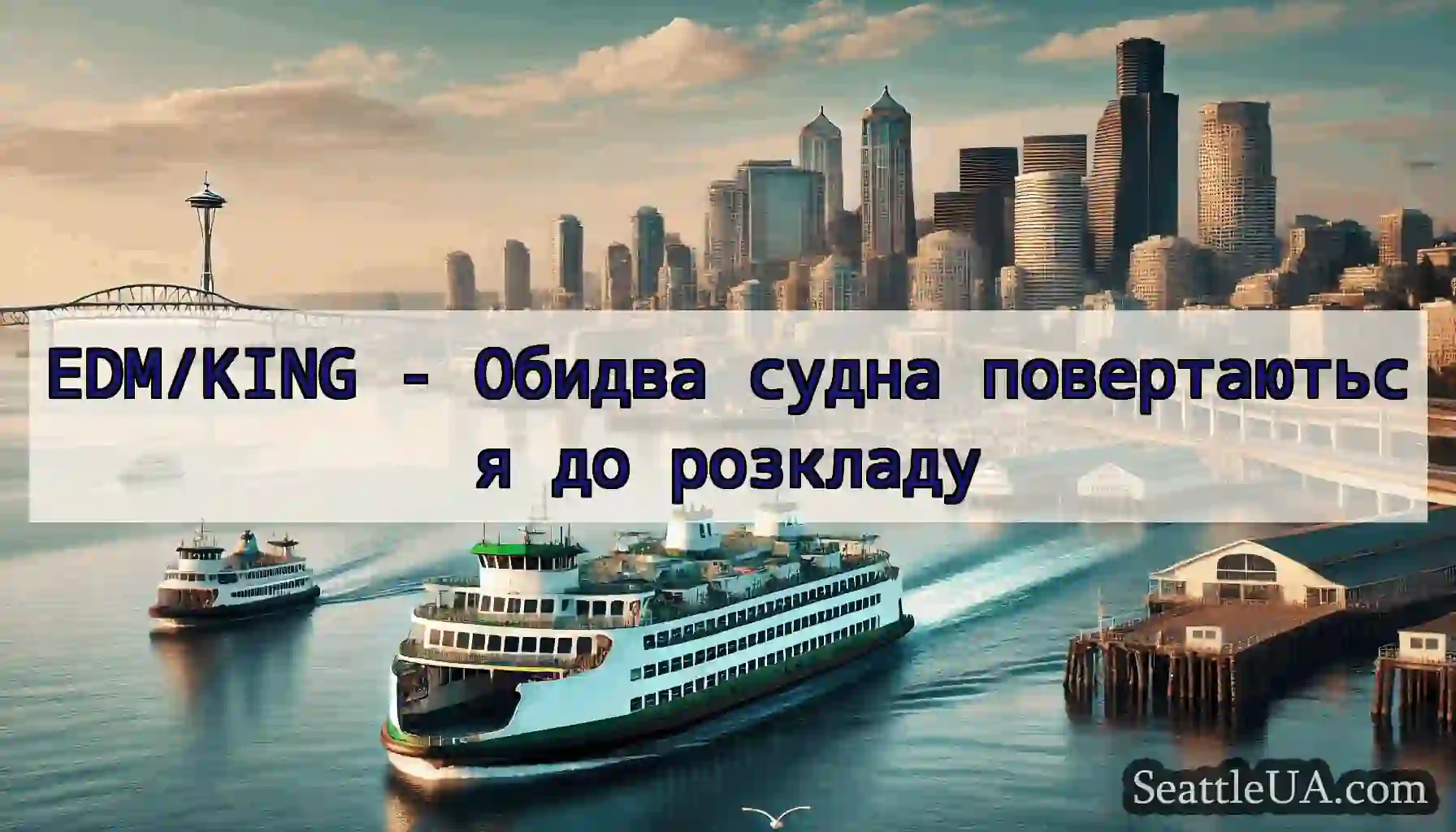 EDM/KING - Обидва судна повертаються до розкладу