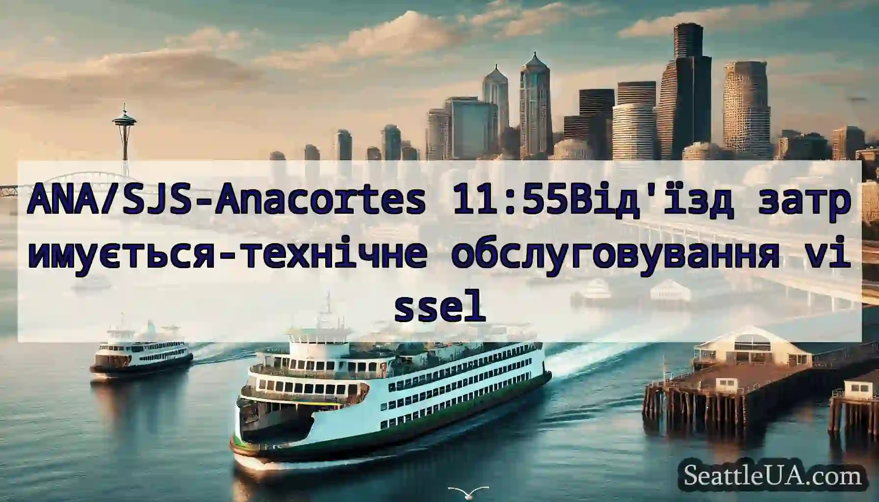 ANA/SJS-Anacortes 11:55Від'їзд