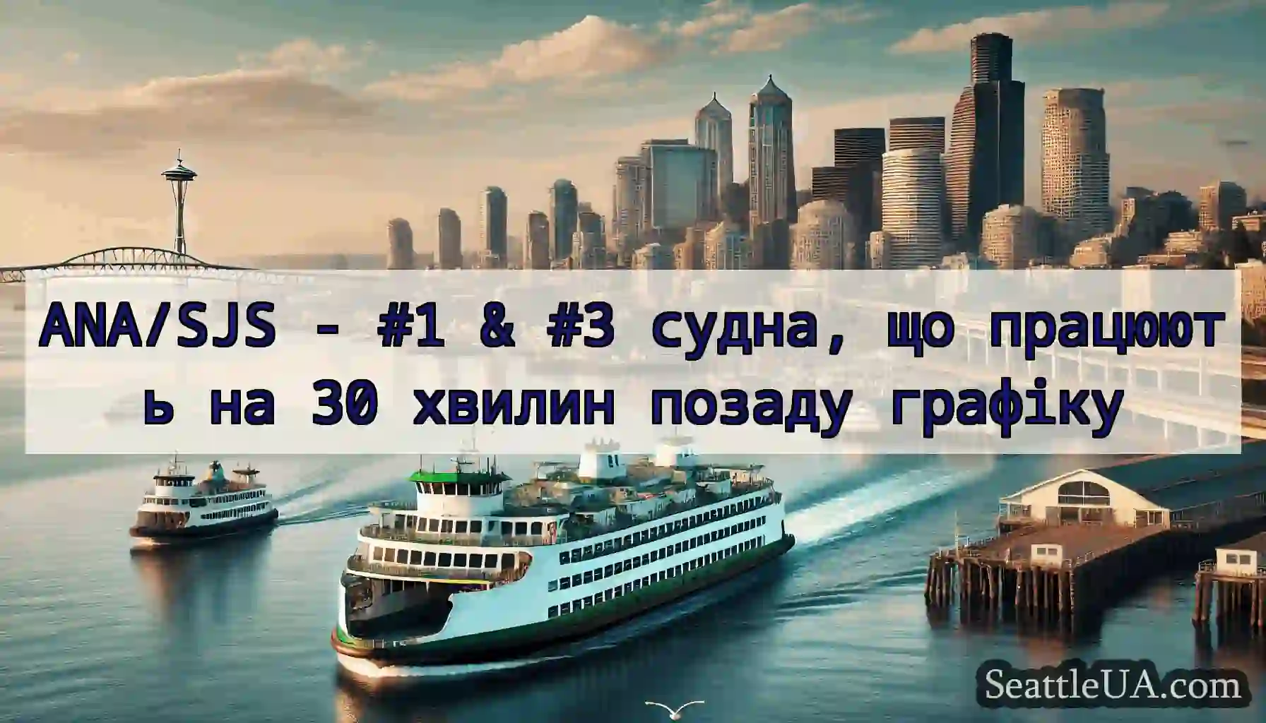 ANA/SJS - #1 & #3 судна, що працюють на 30 хвилин