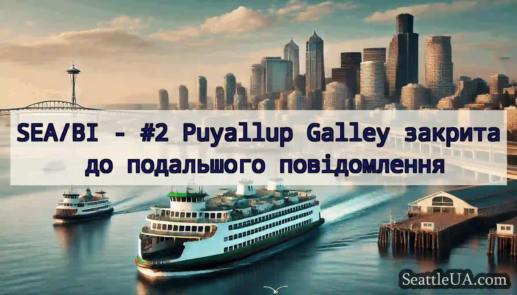 SEA/BI - #2 Puyallup Galley закрита до подальшого