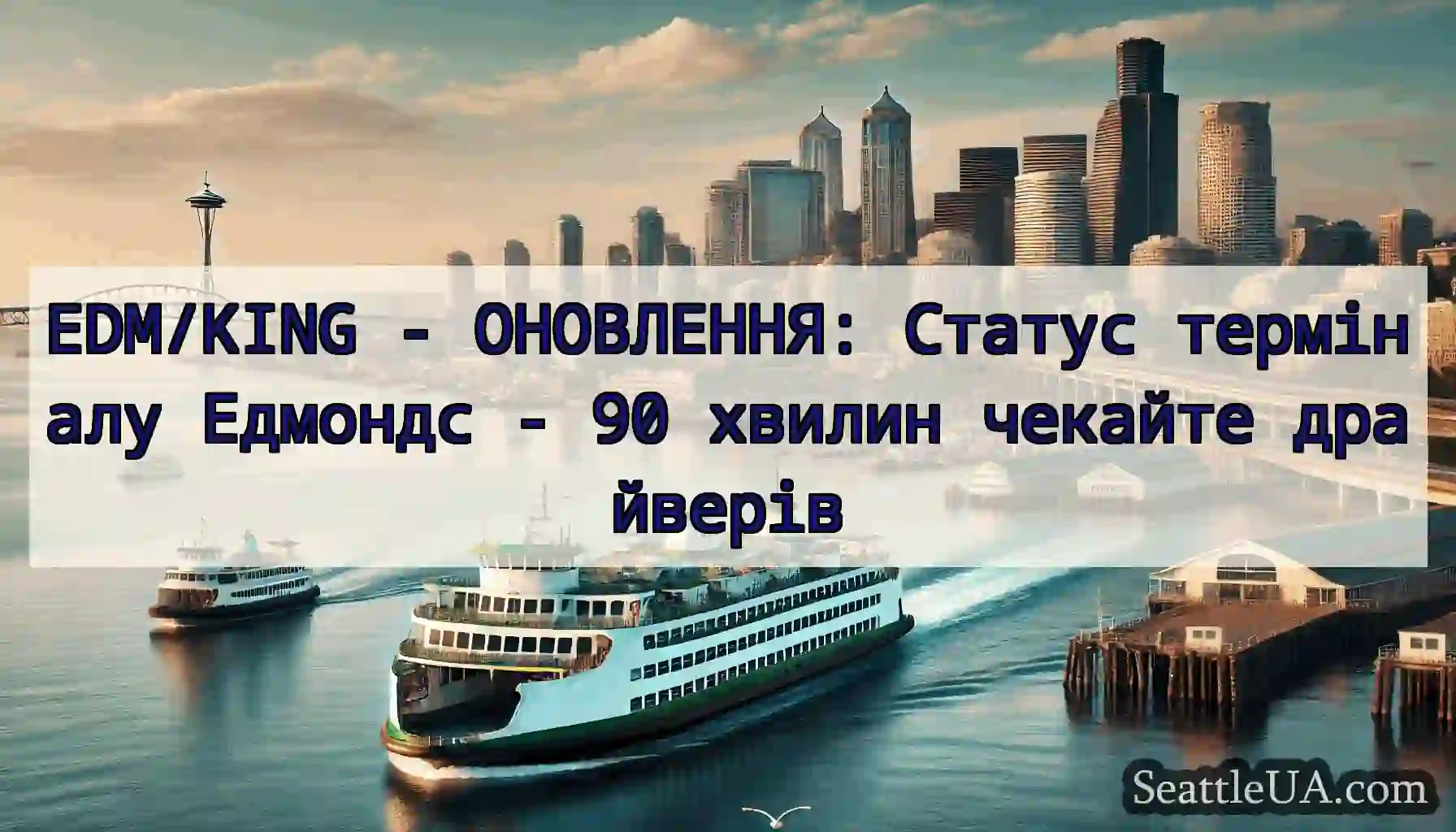 EDM/KING - ОНОВЛЕННЯ: Статус терміналу Едмондс -