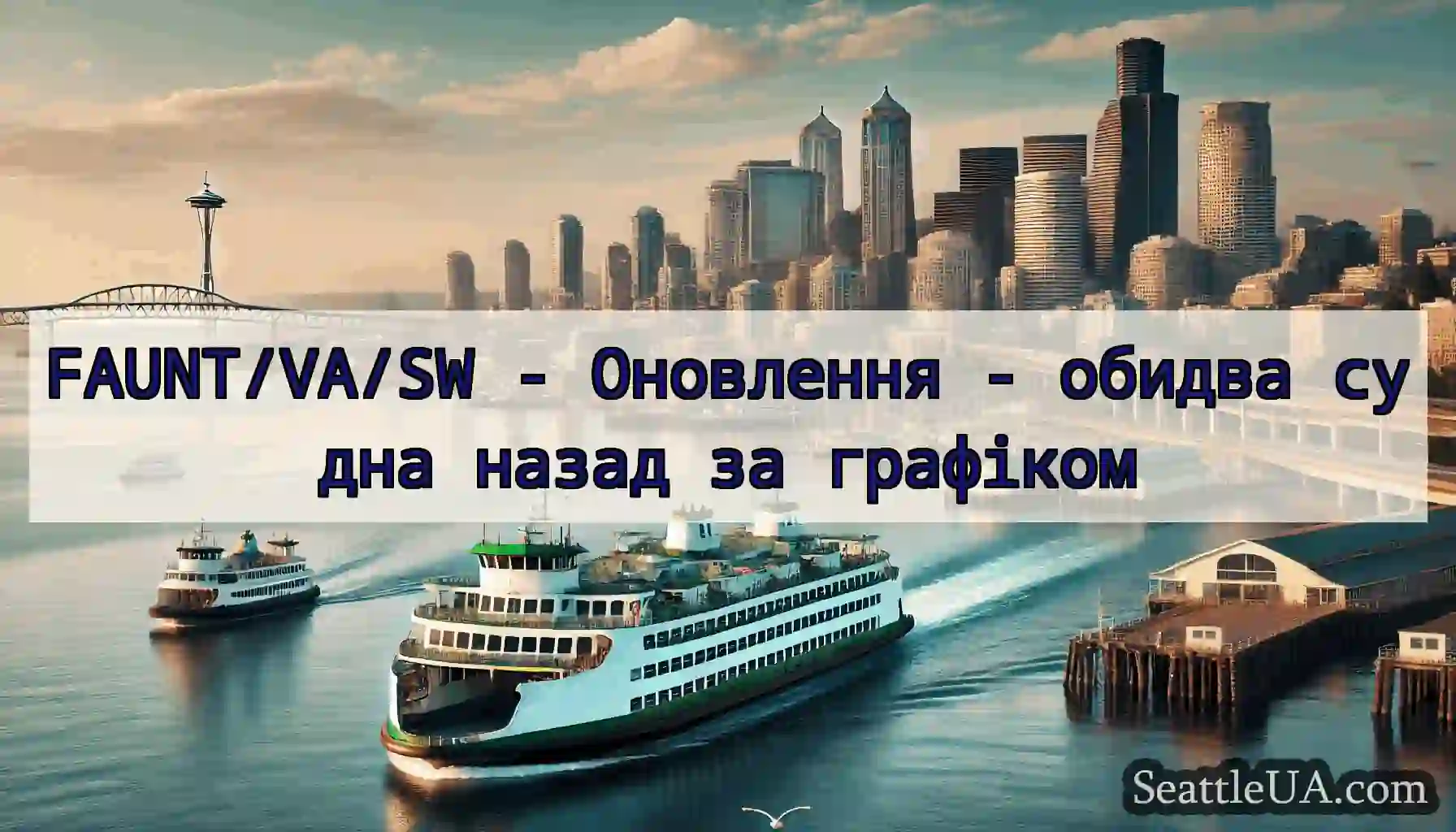 FAUNT/VA/SW - Оновлення - обидва судна назад за
