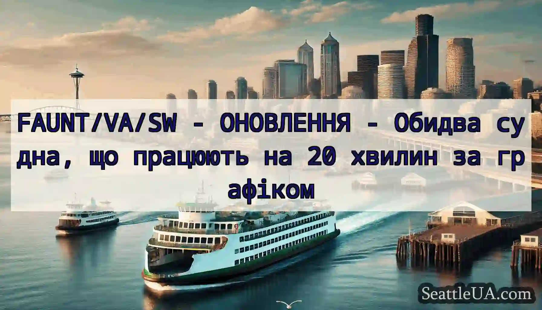 FAUNT/VA/SW - ОНОВЛЕННЯ - Обидва судна, що