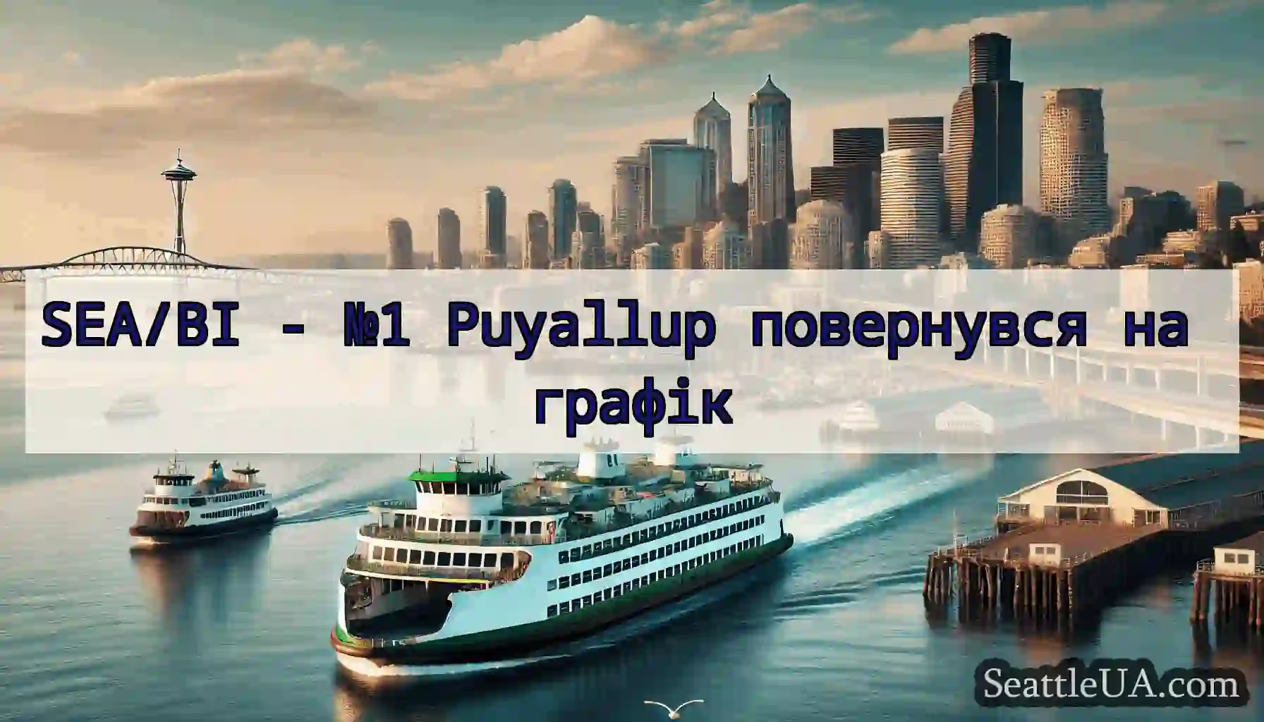 SEA/BI - №1 Puyallup повернувся на графік