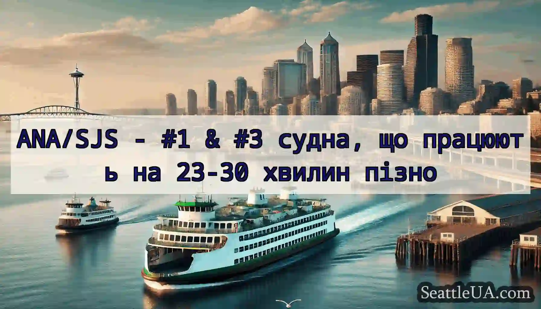 ANA/SJS - #1 & #3 судна, що працюють на 23-30