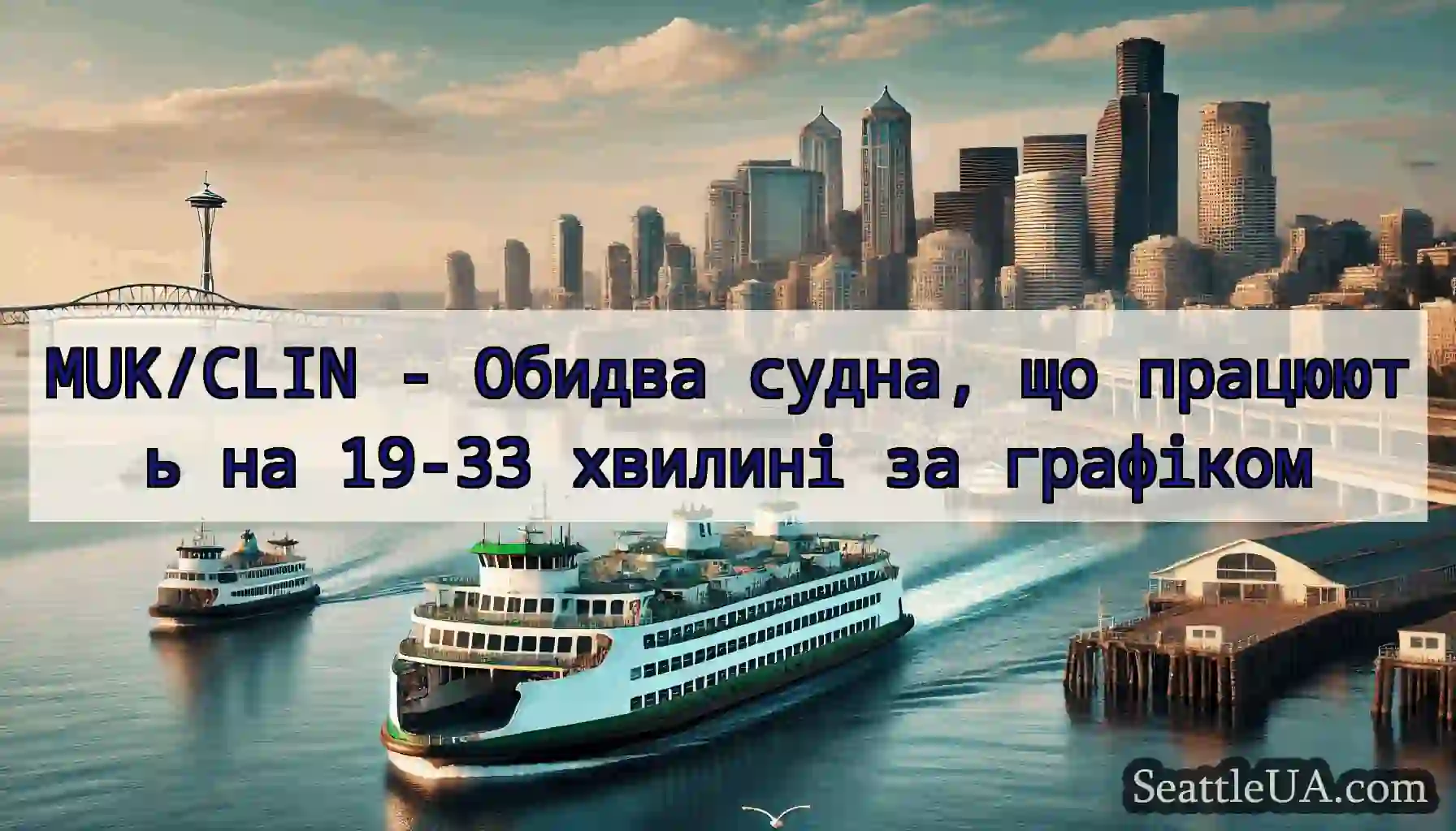 MUK/CLIN - Обидва судна, що працюють на 19-33