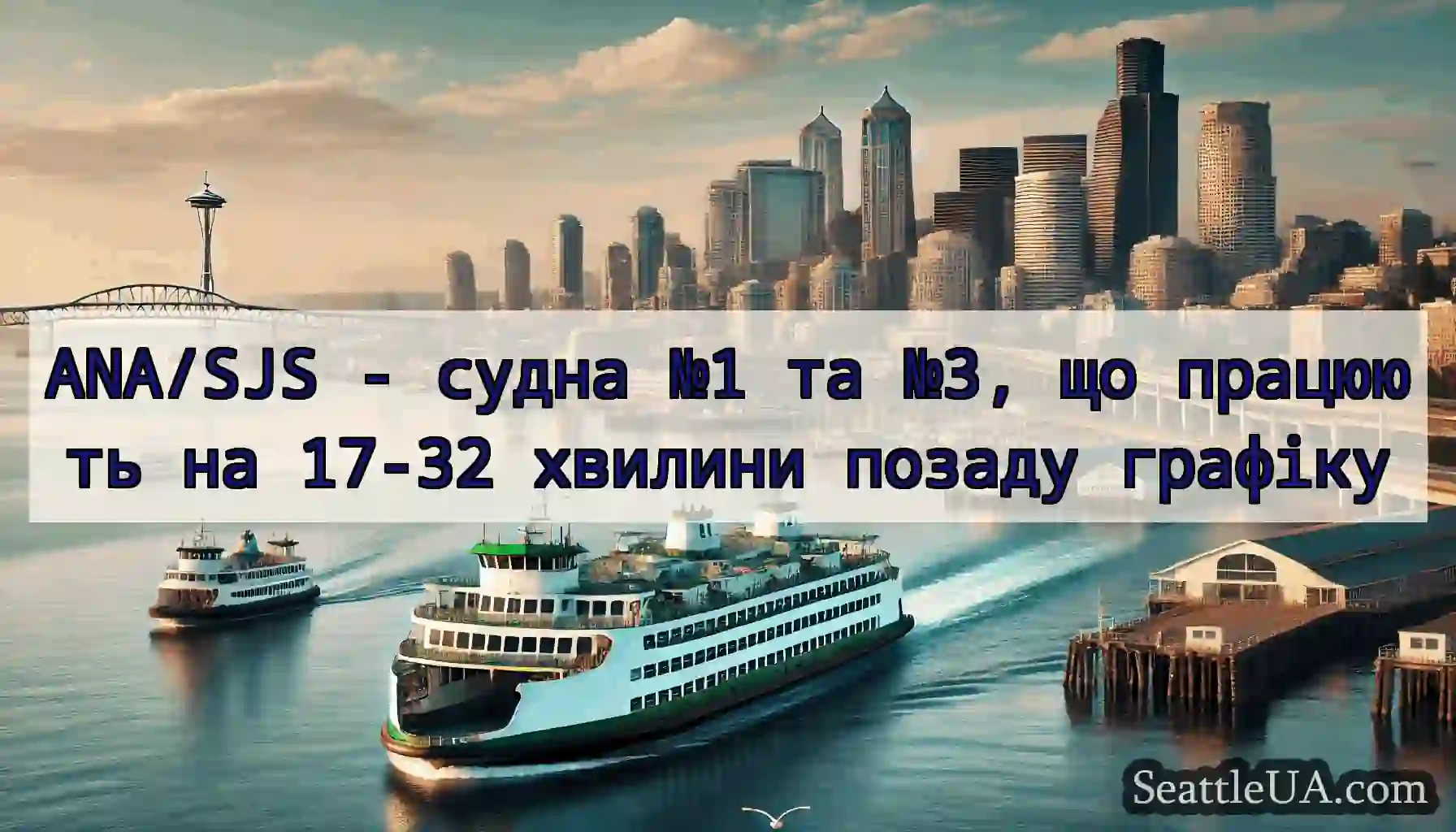 ANA/SJS - судна №1 та №3, що працюють на 17-32