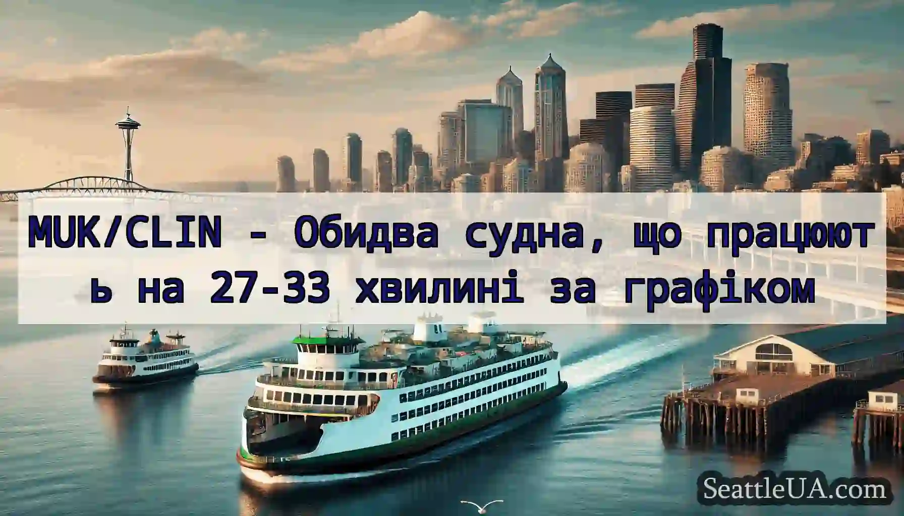 MUK/CLIN - Обидва судна, що працюють на 27-33