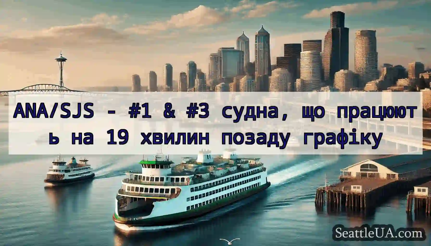 ANA/SJS - #1 & #3 судна, що працюють на 19 хвилин