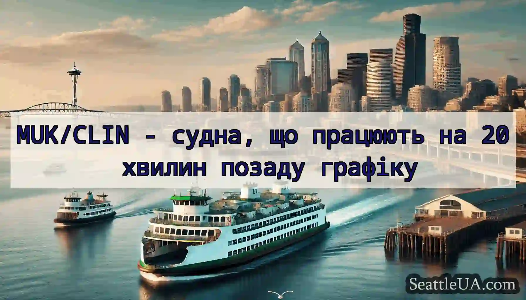 MUK/CLIN - судна, що працюють на 20 хвилин позаду