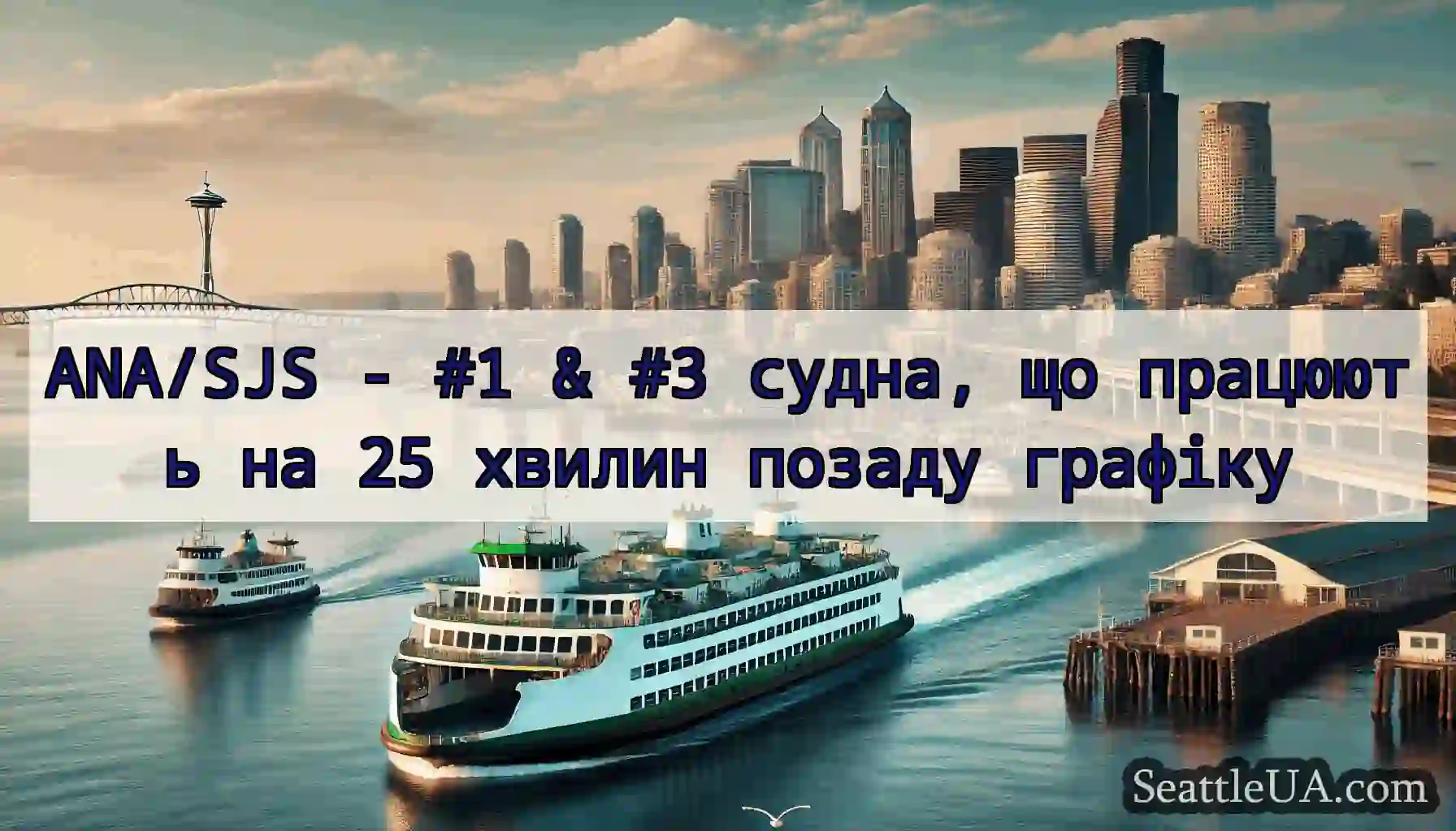 ANA/SJS - #1 & #3 судна, що працюють на 25 хвилин