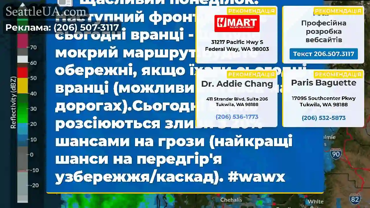 Щасливий понеділок!Наступний фронт працює