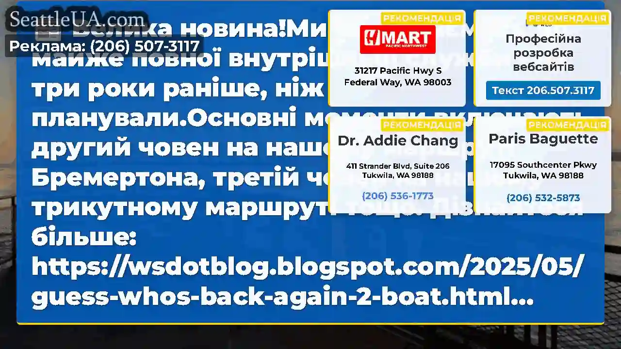 Велика новина!Ми повертаємось до майже повної