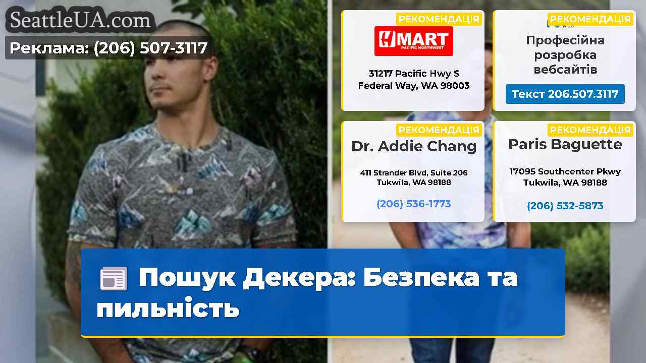 Пошук Декера Безпека та пильність
