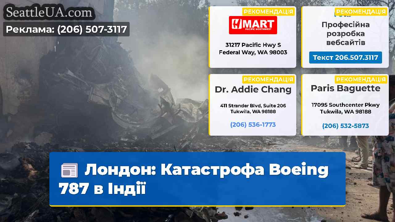 Лондон Катастрофа Boeing 787 в Індії