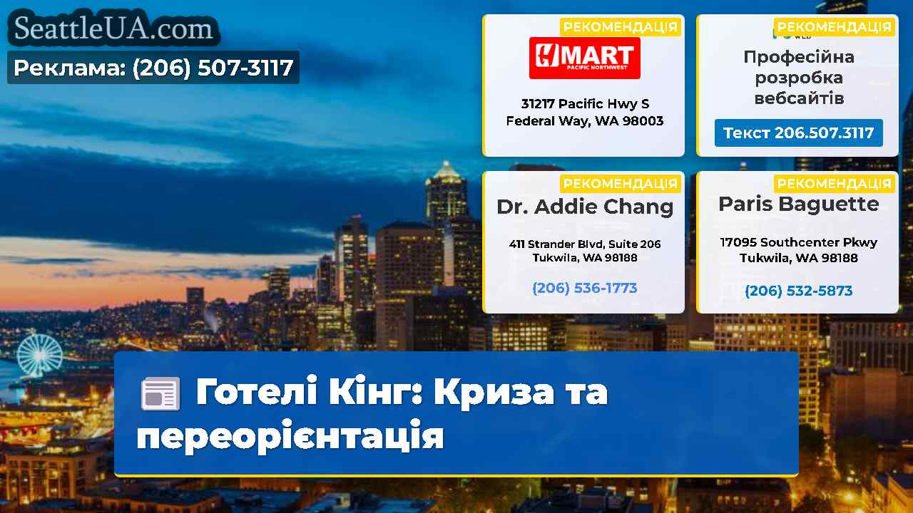 Готелі Кінг Криза та переорієнтація