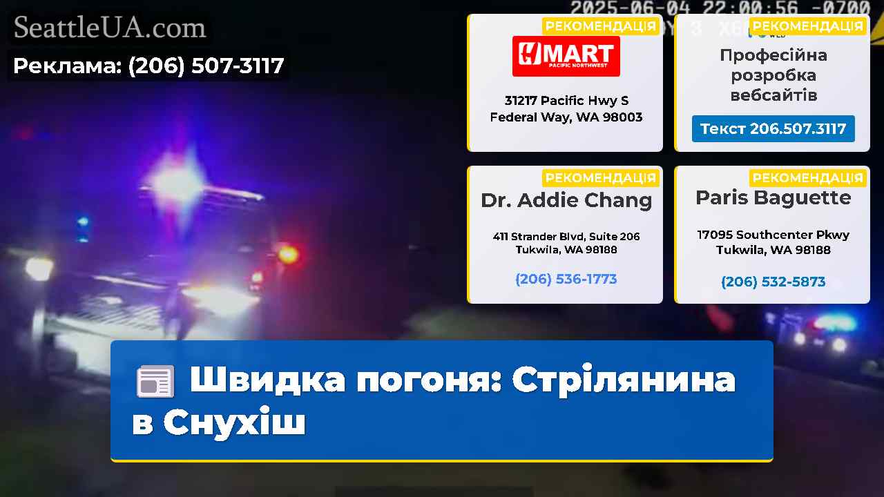 Швидка погоня Стрілянина в Снухіш