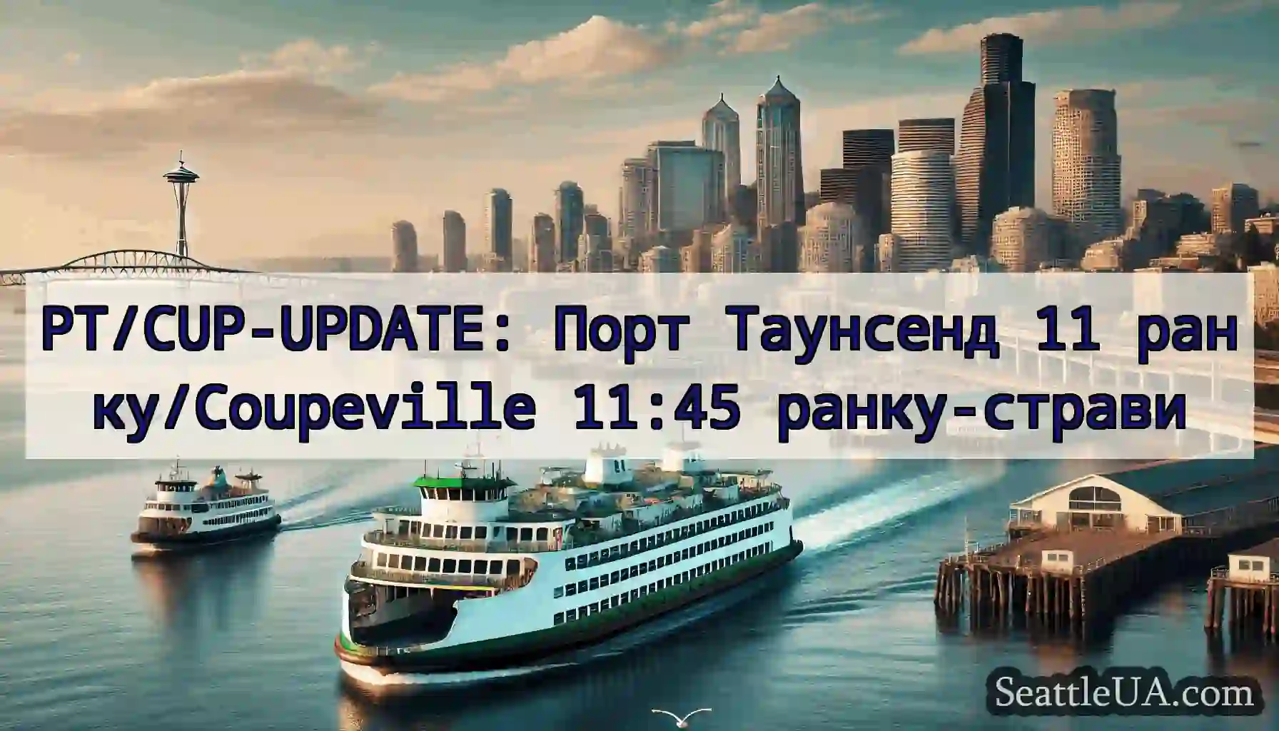 PT/CUP-UPDATE: Порт Таунсенд 11 ранку/Coupeville