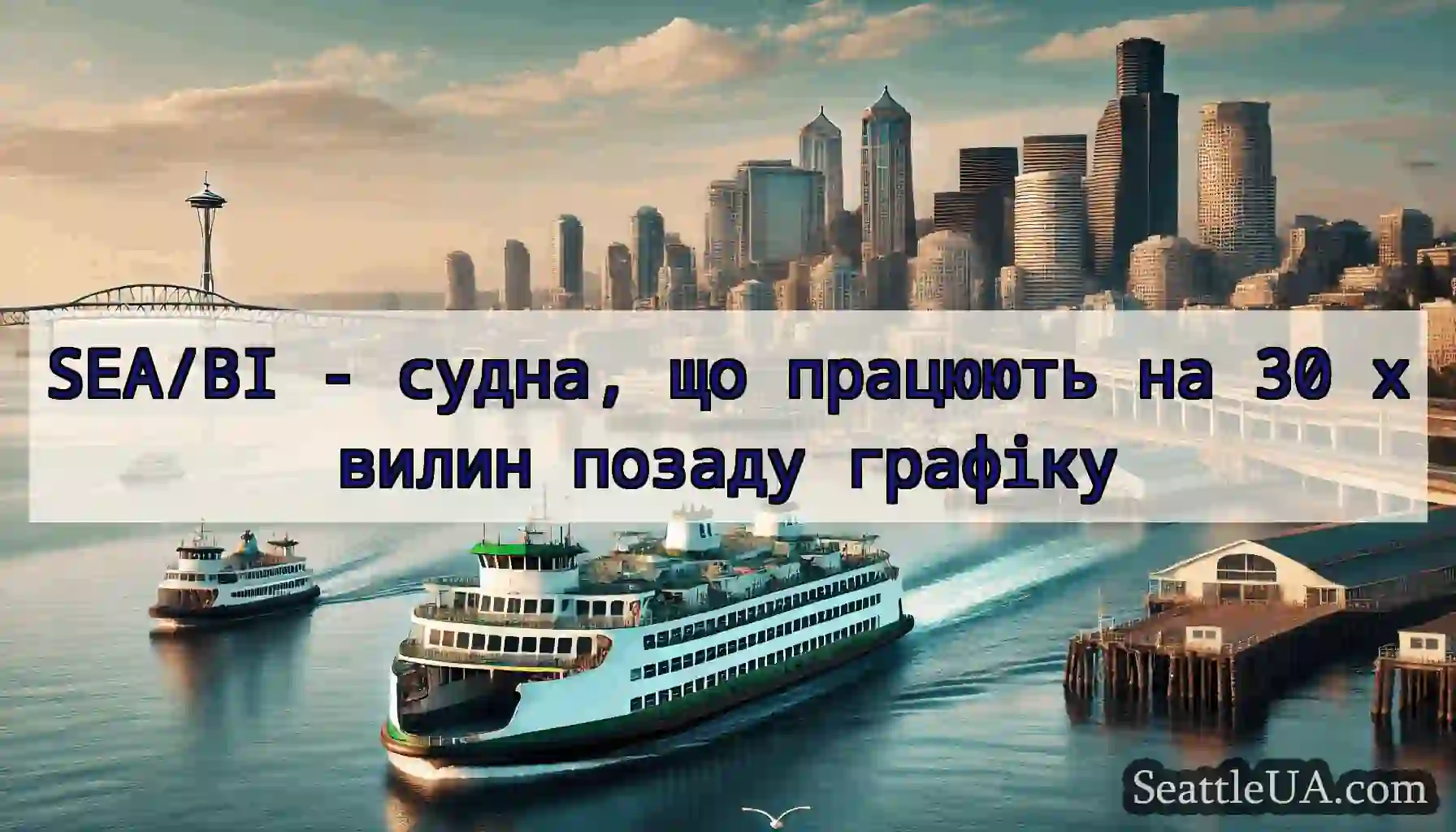 SEA/BI - судна, що працюють на 30 хвилин позаду