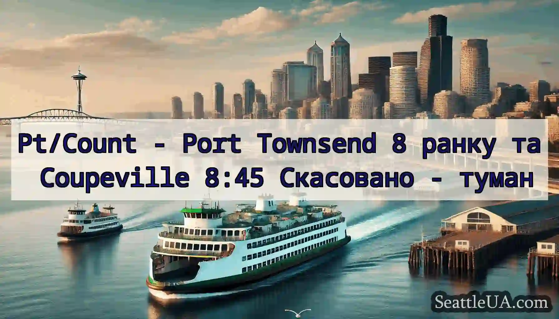 Pt/Count - Port Townsend 8 ранку та Coupeville