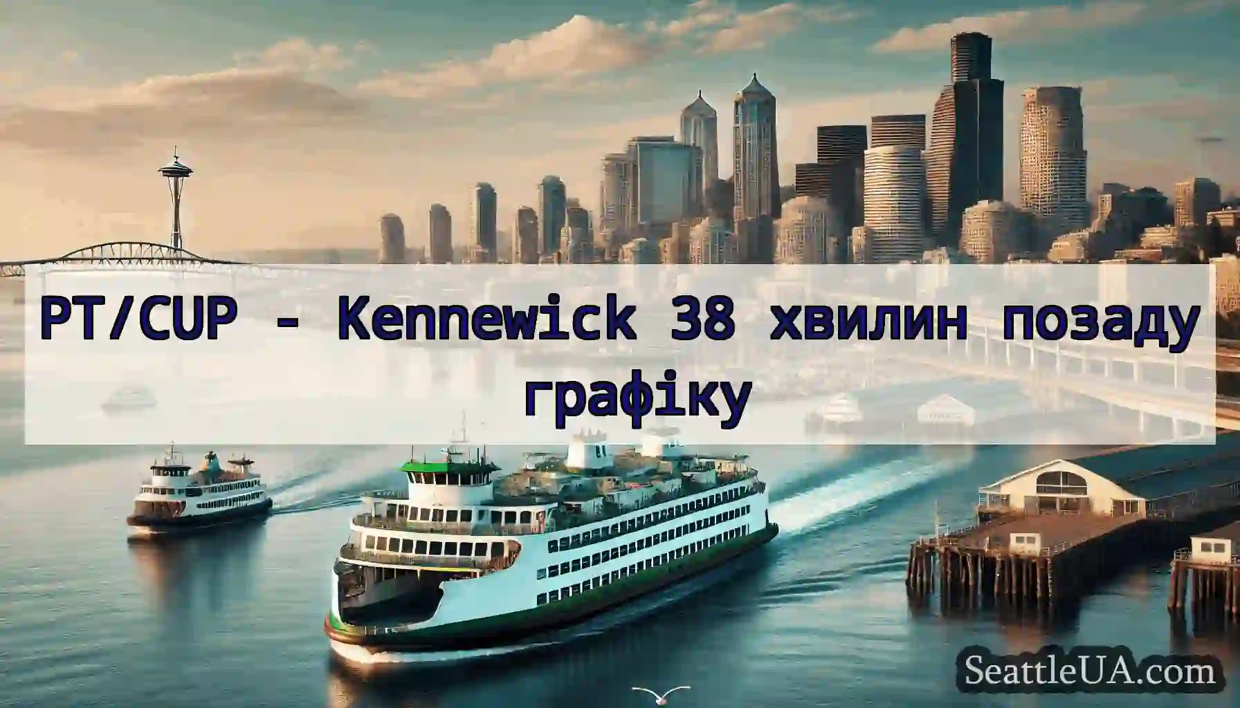 PT/CUP - Kennewick 38 хвилин позаду графіку