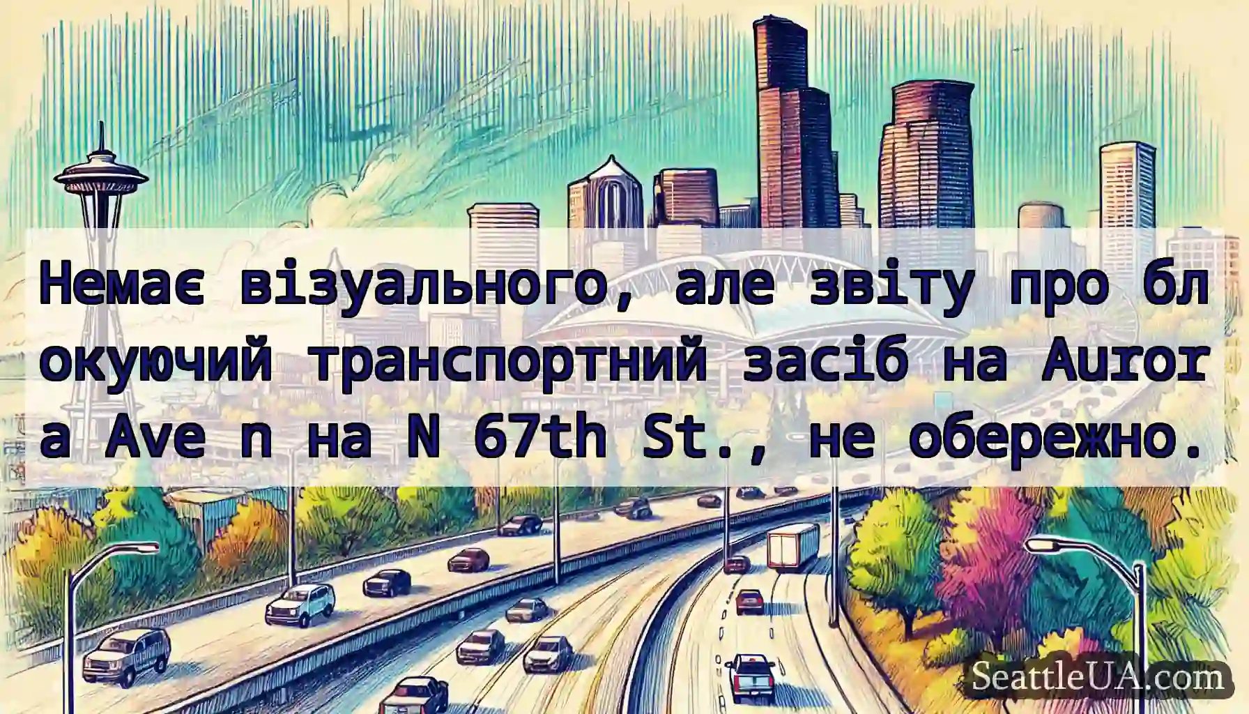 Немає візуального, але звіту про блокуючий