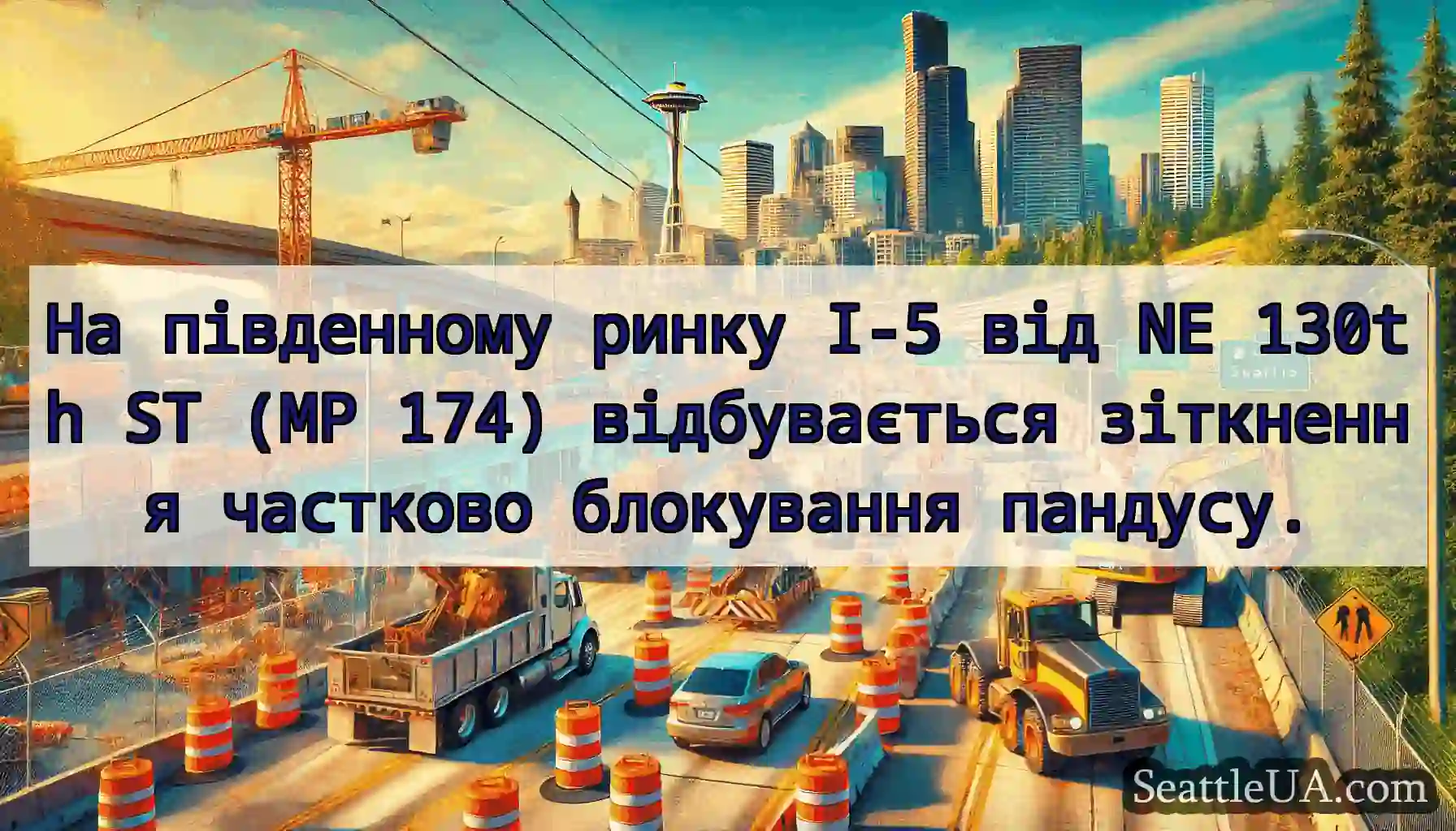 На південному ринку I-5 від NE 130th ST (MP 174)