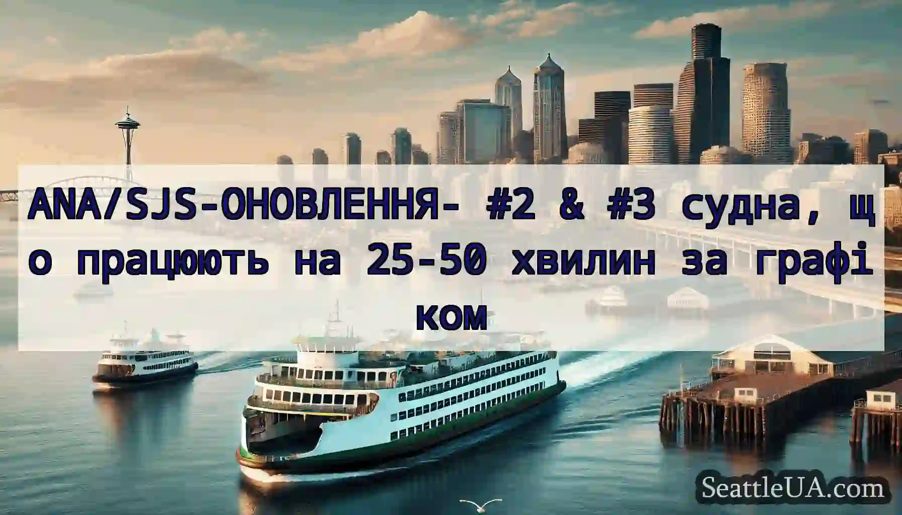 ANA/SJS-ОНОВЛЕННЯ- #2 & #3 судна, що працюють на