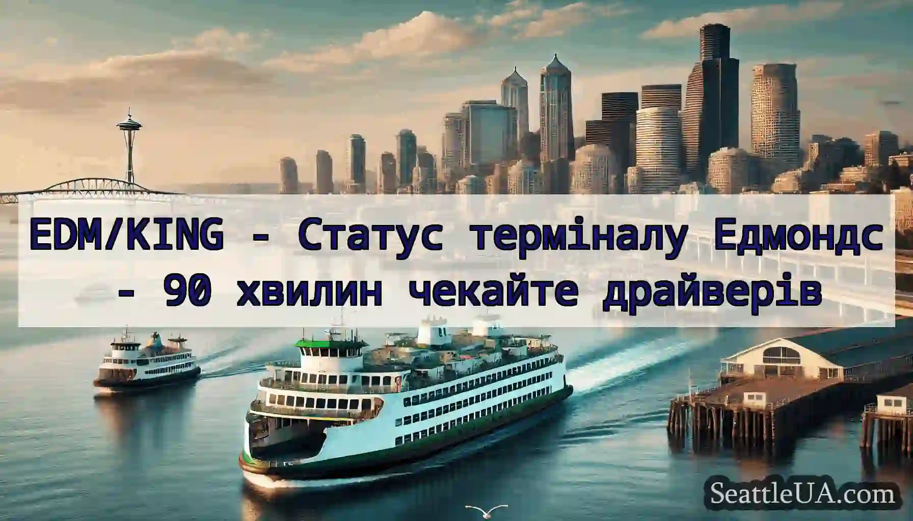 EDM/KING - Статус терміналу Едмондс - 90 хвилин