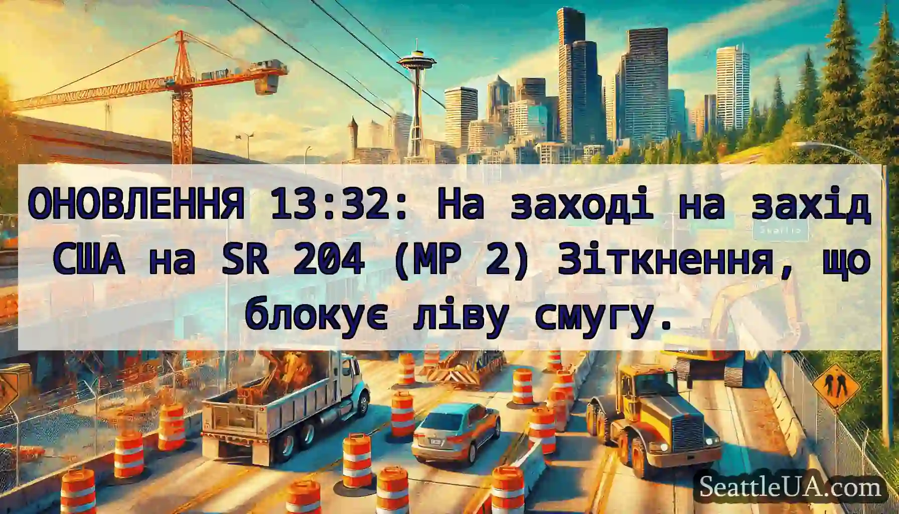 ОНОВЛЕННЯ 13:32: На заході на захід США на SR 204