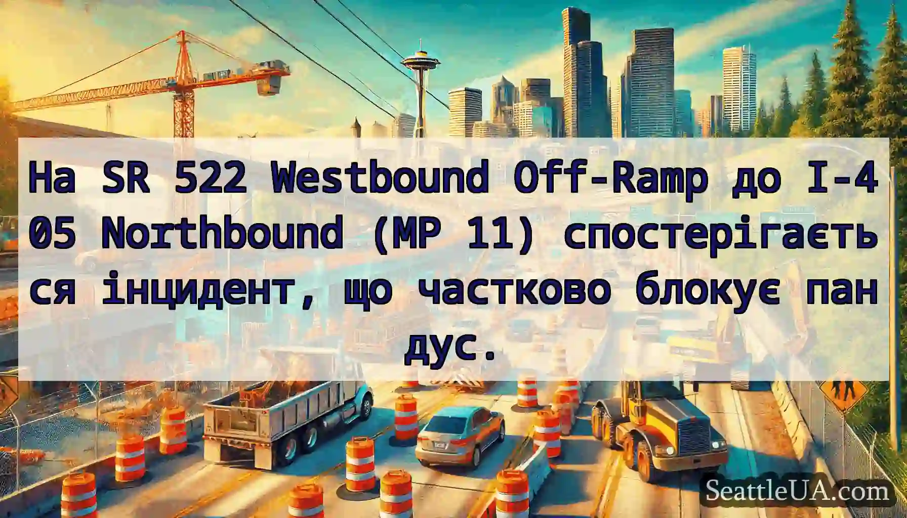 На SR 522 Westbound Off-Ramp до I-405 Northbound