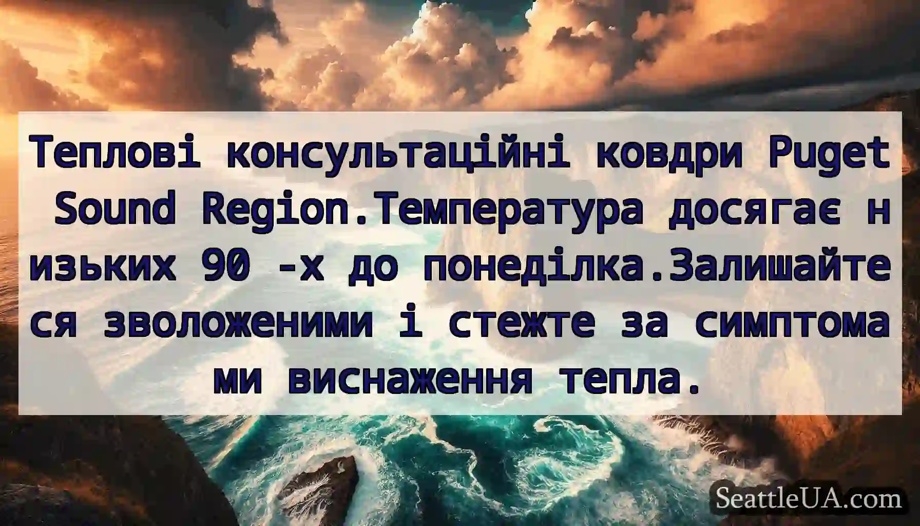Теплові консультаційні ковдри Puget Sound