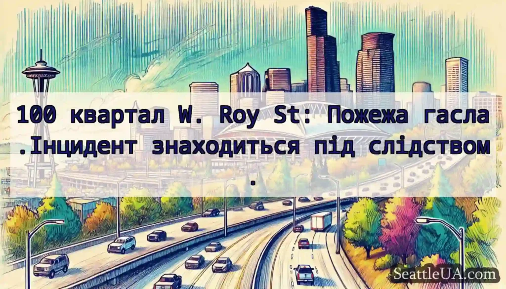 100 квартал W. Roy St: Пожежа гасла.Інцидент