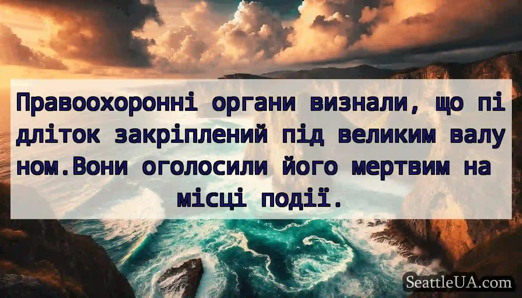 Правоохоронні органи визнали, що підліток